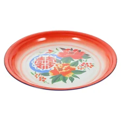 Enamel Plate Fruit Serving Plate Enamel Food Tray Kitchen Multifunctional Plate