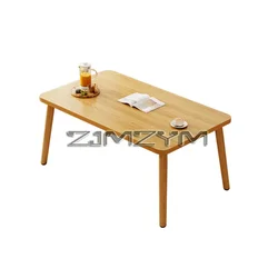 Wooden Small Tea Table Corners Rectangle Coffee Table Living Room Sofa Side Table Living Room Furniture