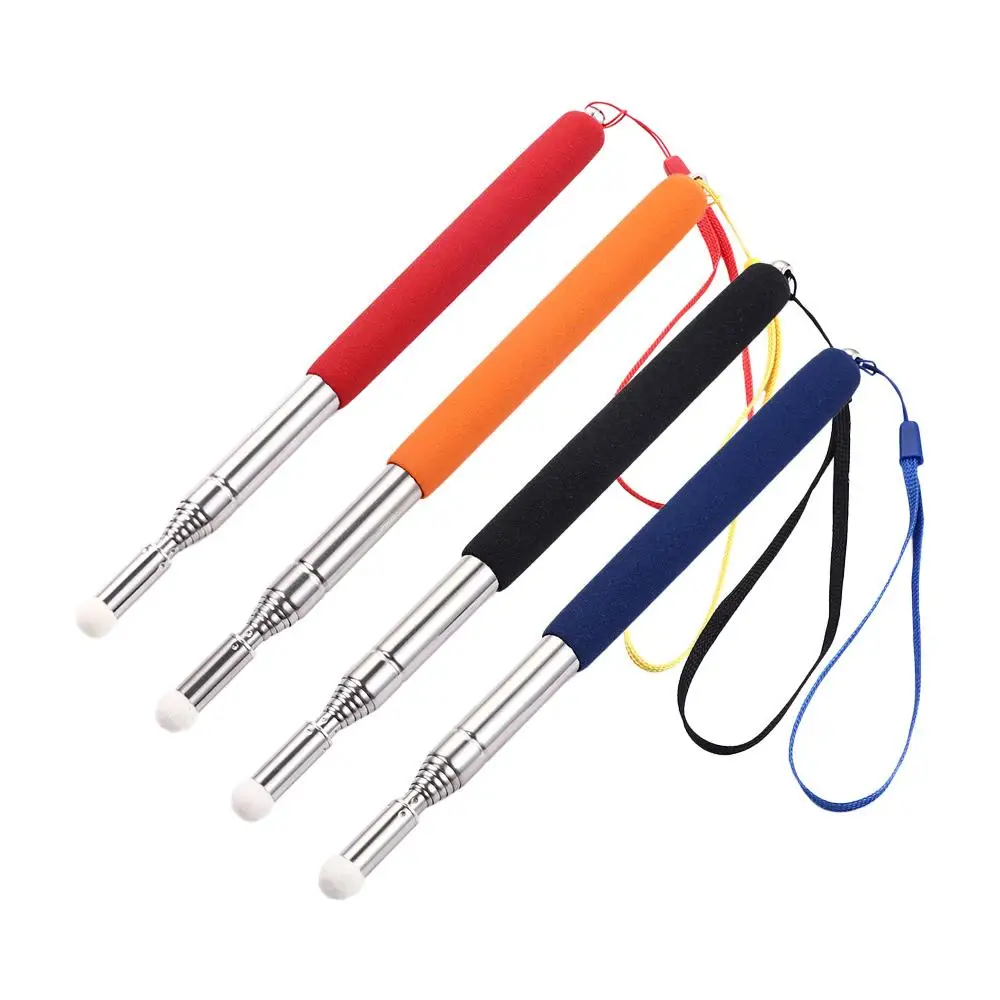 Stainless Steel Durable Telescopic Classroom Retractable Hand Pointer Presenter Pointing Pointer Pen For Teaching