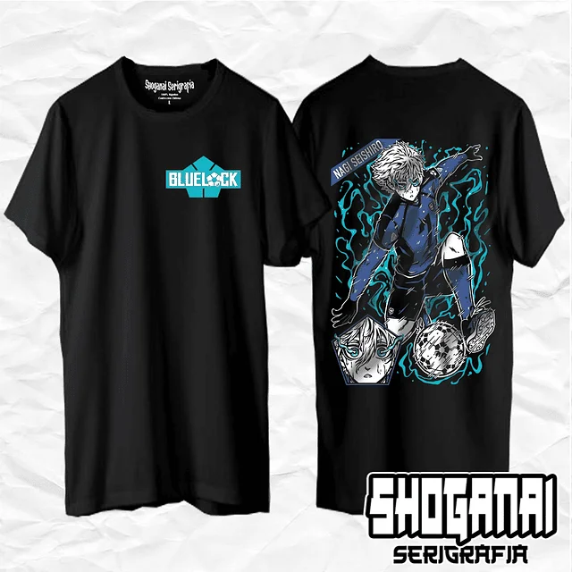 Seishiro Nagi - Blue Lock Unisex Anime T-Shirt 100% Cotton Manga Tee