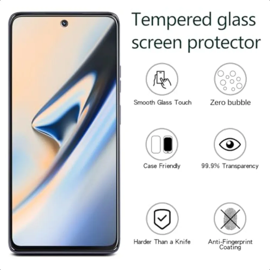 KAREEN 2 Pack Screen Protector for Motorola Moto G Power 5G 2025 Tempered Glass Film 9H Hardn Anti Scratch Bubble Free Case Fri