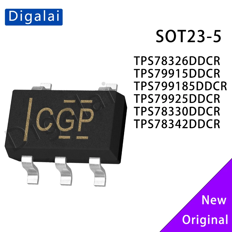 

2-5pcs TPS799185DDCR TPS78326 TPS79915 TPS79925 TPS78330 TPS78342 SOT23-5 LDO Linear Regulator Chips 100% New Original