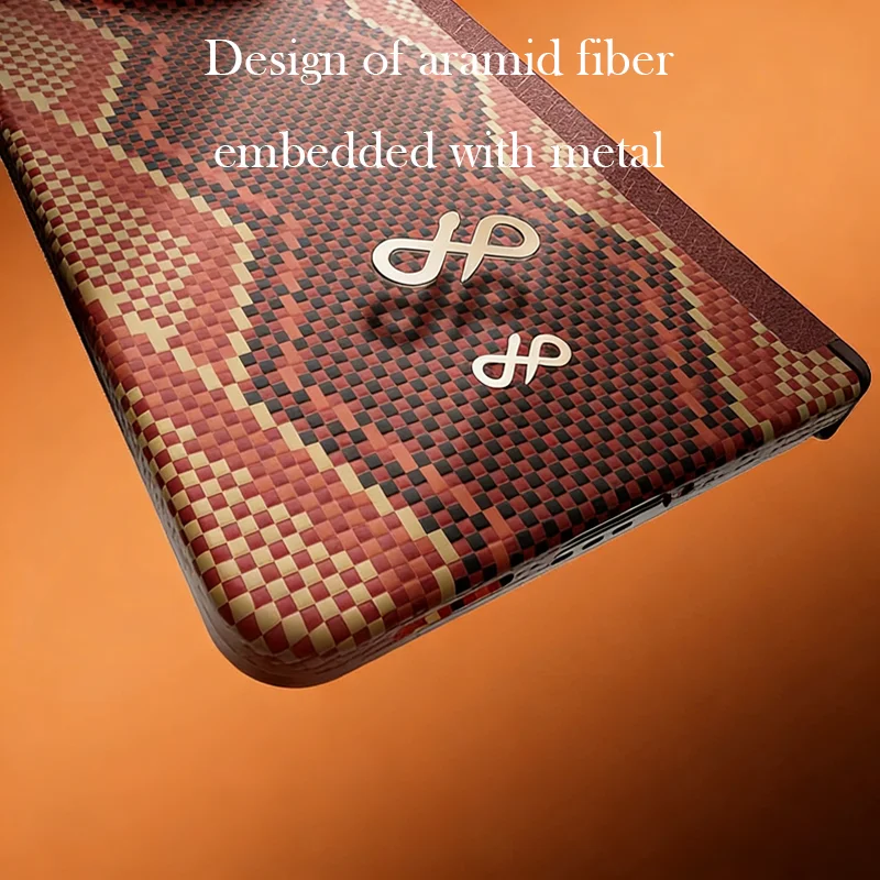 DEFENSE Kevlar Case For OPPO Find N6 Carbon Fiber Wireless Charging Back Cover Shell