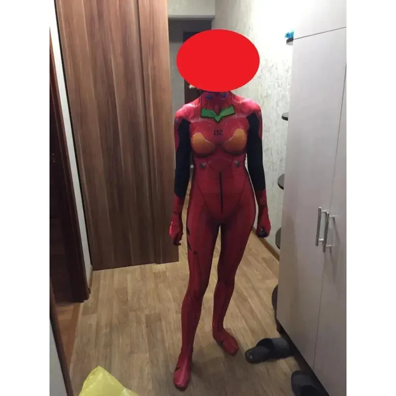 

NewAsuka Costume 3D Printed Zentai Bodysuits Asuka Langley Soryu Cosplay Costume Plugsuit Adults Kids2025