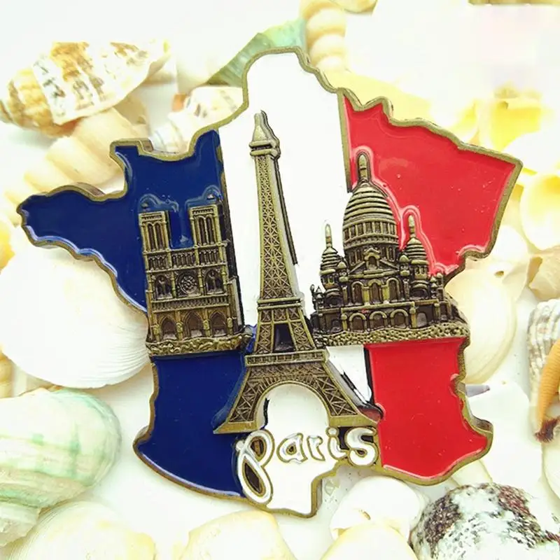 France Paris Ei ffel Tower Triumphal Arch European Refrigerator Magnetic Fridge Magnets World Tourist Souvenir Collection Gifts