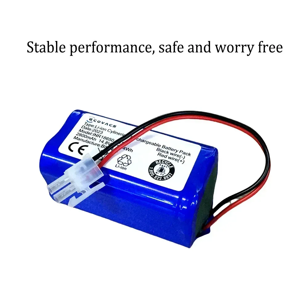 

M26-4S1P battery pack INR18650 14.8V 2800mAh Lithium Battery For ILIFE A4 A4s V7 A6 V7s Plus Robot Vacuum Cleaner