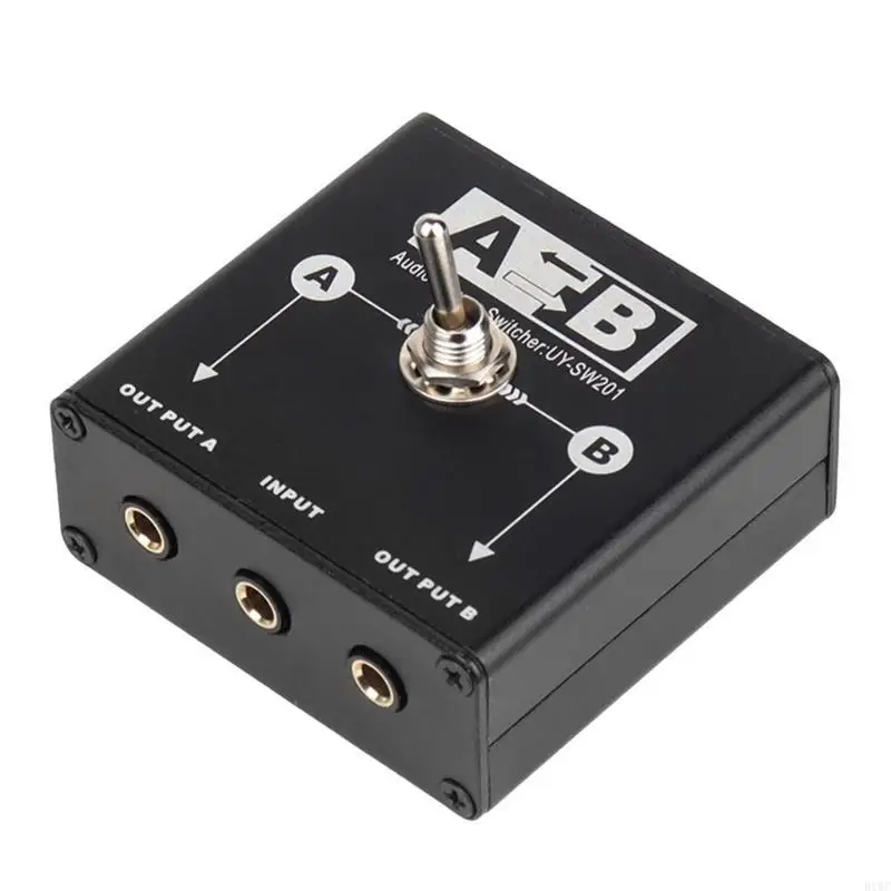 Metal 3.5mm Sound Switching Box Multiple Device Input Output Selectors