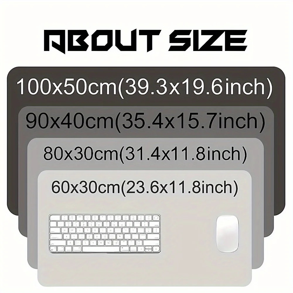 Macaron kleur ontwerp muismat rubber antislip computer desktop pads dik toetsenbord PC accessoires anime thema roze