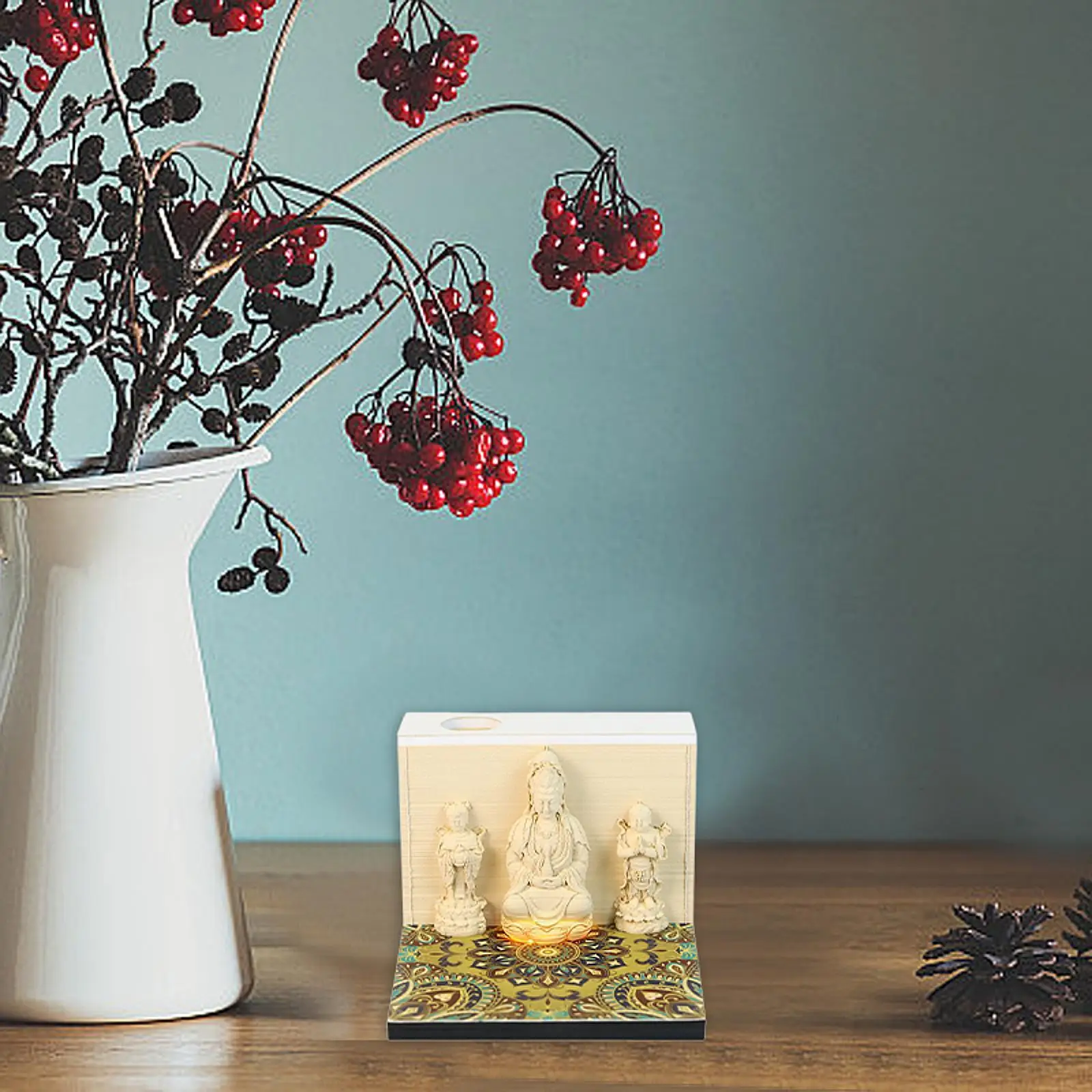 تقويم قطعة الوقت 2025 تقويم متعدد الاستخدامات هدية عيد ميلاد إبداعية لديكور المنزل #2