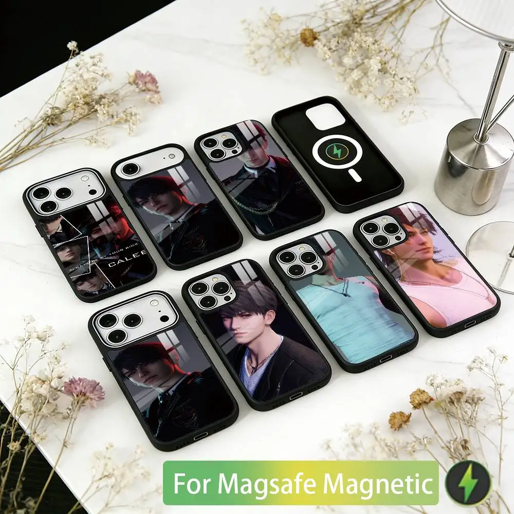 

Love D-Deepspac Caleb Phone Case For iPhone17,16,15,14,13,12,11 Plus,Pro Magnetic with Magsafe Wireless Charging