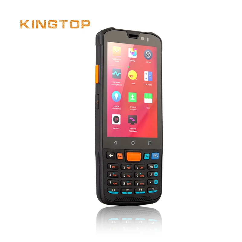 

KINGTOP 4-дюймовый портативный терминал Android PDA для мобильного компьютера со сканером отпечатков пальцев NFC PDA