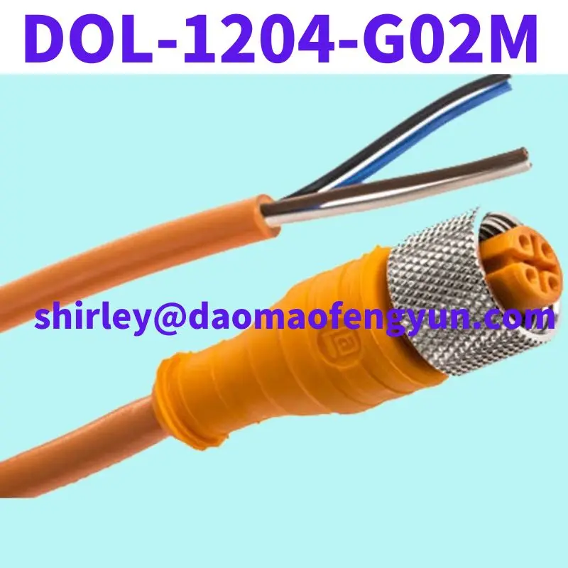 

Brand New DOL-1204-G02M straight head M12 plug 4-core cable