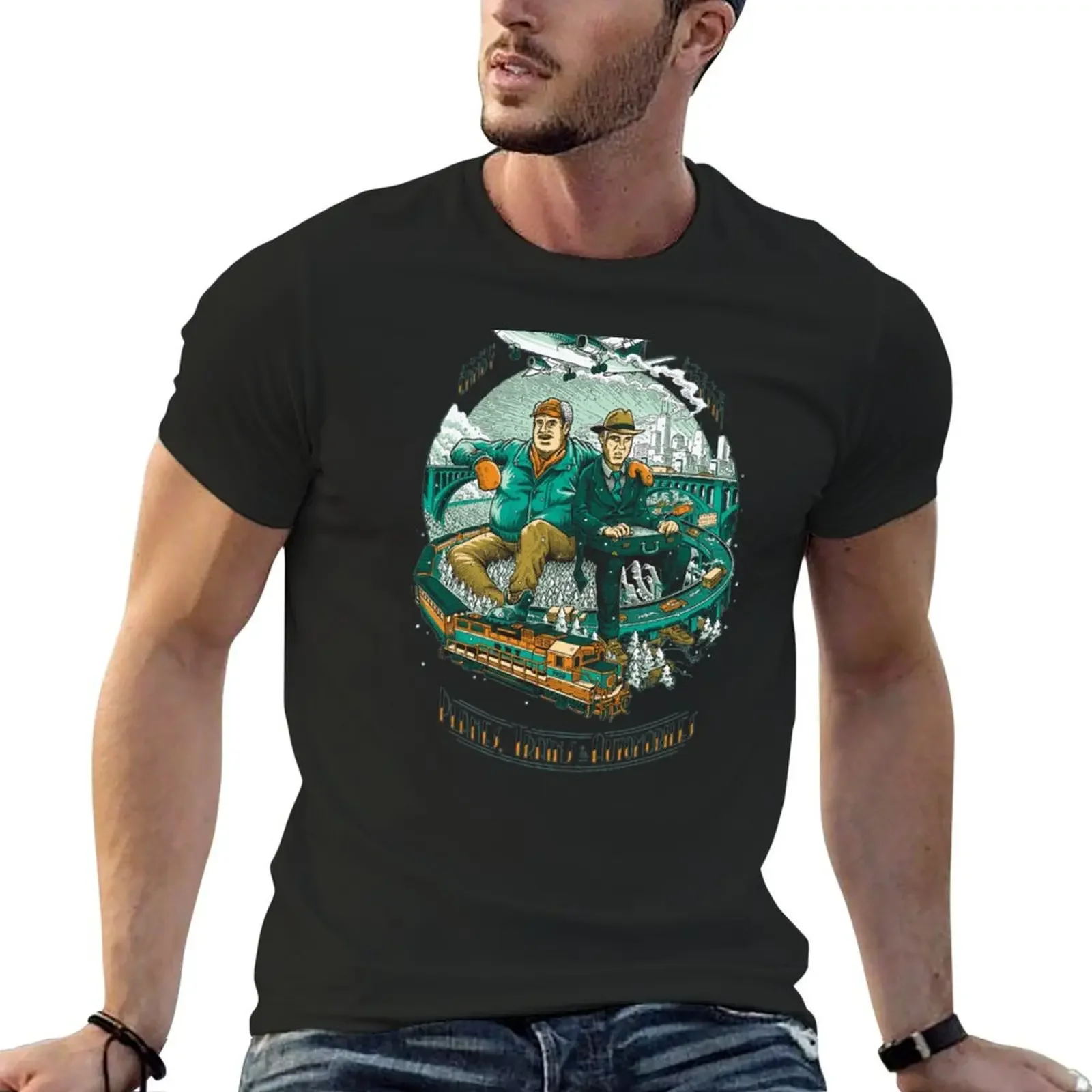 

planes trains and automobiles T-Shirt graphic t shirts boys whites vintage graphic tee anime clothes mens workout shirts