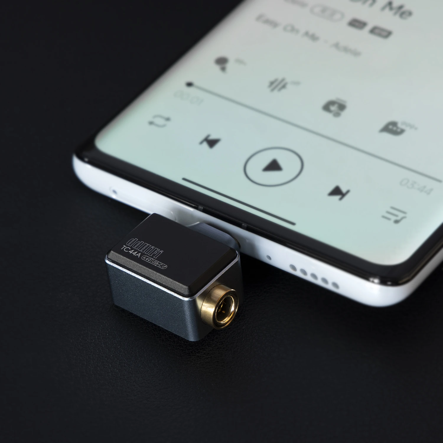 DD ddHiFi TC44A USB-C to 4.4mm Headphone Audio Adapter, CS43131 DAC Chip, Supports Native DSD256 32-bit 384kHz PCM