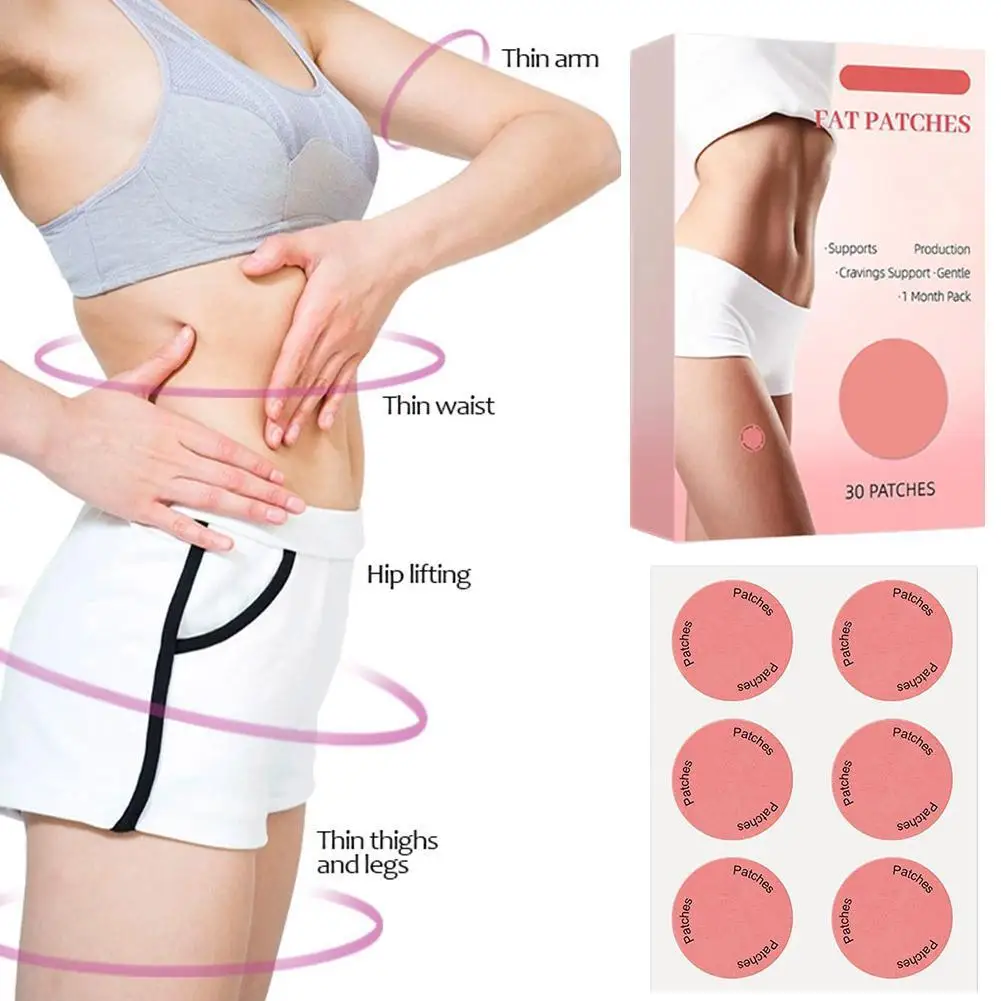 

30pcs Body Shaping Patches Slimming Patches Fast Burning Fat Improve Stomach Belly Weight Management Tools