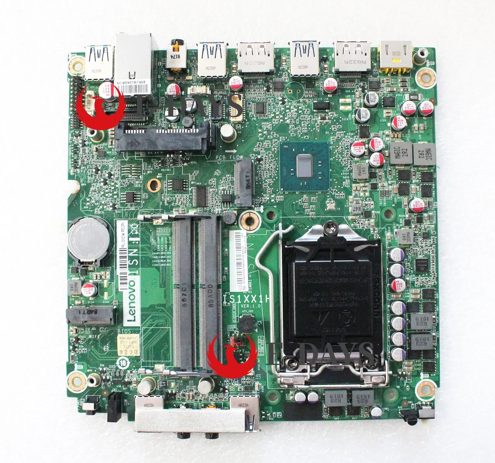 

Для Lenovo ThinkCentre M700 M900 крошечная материнская плата FRU 00XG194 материнская плата B150 UAM IS1XX1H SR2C7 DDR4 полностью протестирована, 100% ОК