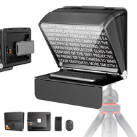 LENSGO Teleprompter fold Portable for Smartphone 7.9 inch Tablet iPad Prompter Reader prompteur  for phone DSLR camera Video