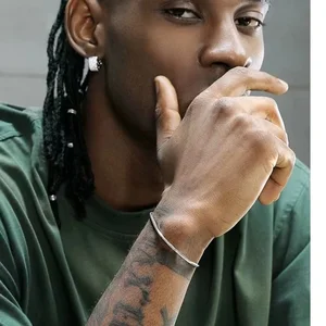 925 سوار سلسلة ثعبان من الفضة الاسترليني للرجال والنساء ، سوار الهيب هوب بسيط ، سحر الموضة ، مجوهرات حزب الشرير ، بالجملة ، 3 مم أعلى 8 بيع 925 مصنع الفضة بالجملة - No6