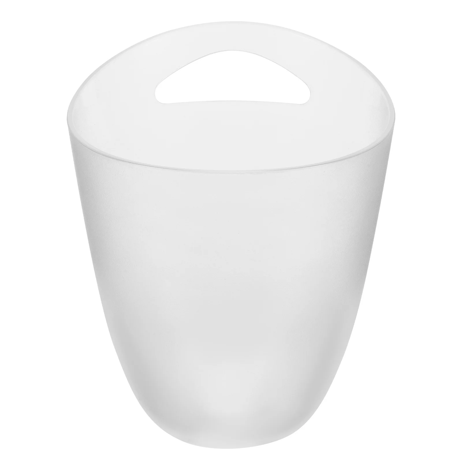 

Handheld Bucket Transparent Large Capacity Portable Plastic Ice Container For Wine Beer Beverage Storage Party