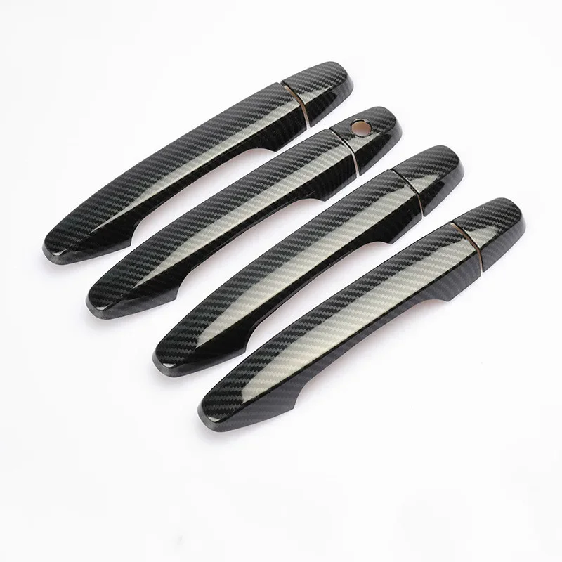 

FUNDUOO For Honda CR-V CRV / Civic 2012 2013 2014 2015 2016 Chrome Carbon Fiber Door Handle Covers trim Car Styling Accessories