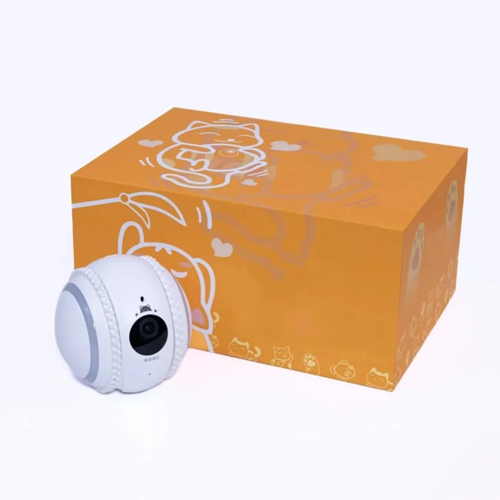 Auto-Rechargeable Robotic Cat Camera Realtime Monitoring Pet Interactive & Movement Toys With Voice Call Special Gifts Teaser