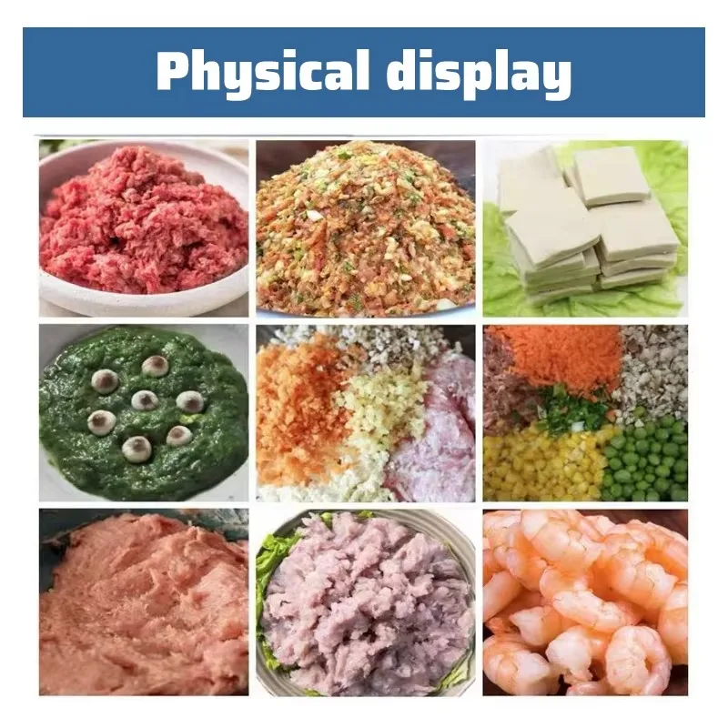 Hot Sale Vegetable Fruit Potato  Sausage Meat Bowl Cutter Mixer Machine/meat Chopper Cutting Stuffing Chopping Machine 125L