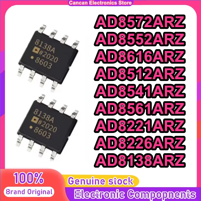 10PCS AD8552ARZ AD8561ARZ AD8572ARZ AD8616ARZ AD8138ARZ AD8221ARZ AD8226ARZ AD8512ARZ AD8541ARZ SOP=8 IC Chip in stock