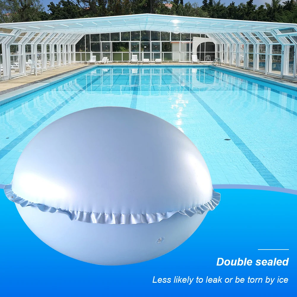 PVC Ice Equalizer Air Pillow Ultra Thick Winter Closing Pool Pillow Cold-Resistant with Rope for Winterizing Support Pool Covers