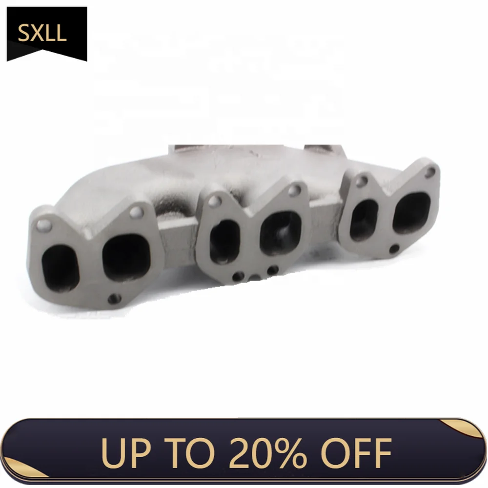 

SXLL Car Exhaust Pipe Modification Fits VW VR6 Corrado Cast Iron Turbo Manifold Exhaust Manifold 95-98 90-94