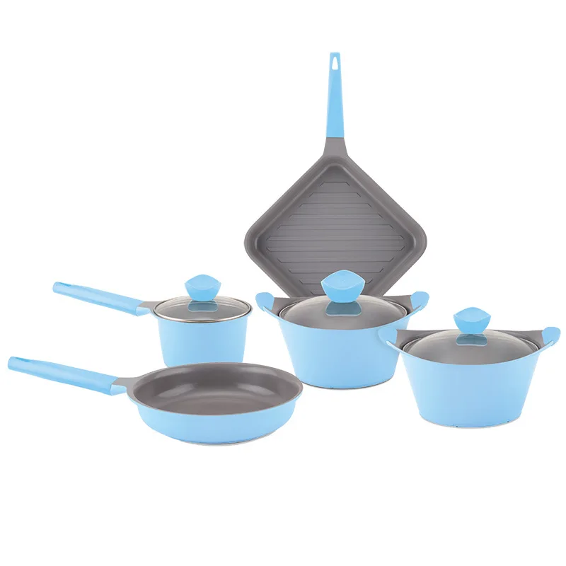 cooklover 8pcs Diecast Aluminum nonstick PFOA free cookware sets