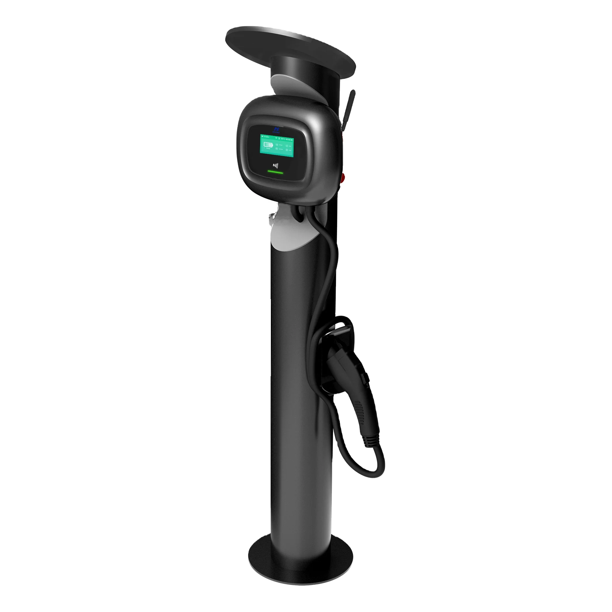 

Electric Vehicle Park Home Outdoor Indoor Post Station Charging Pile Cheap 32A 7KW Fast EV Charger