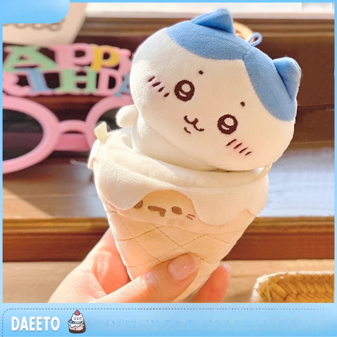 

MINISO Chiikawa Hachiware мультфильм милая и забавная кукла мороженое Usagi автомобильный брелок отправить друзьям сумка кулон сладкие подарки