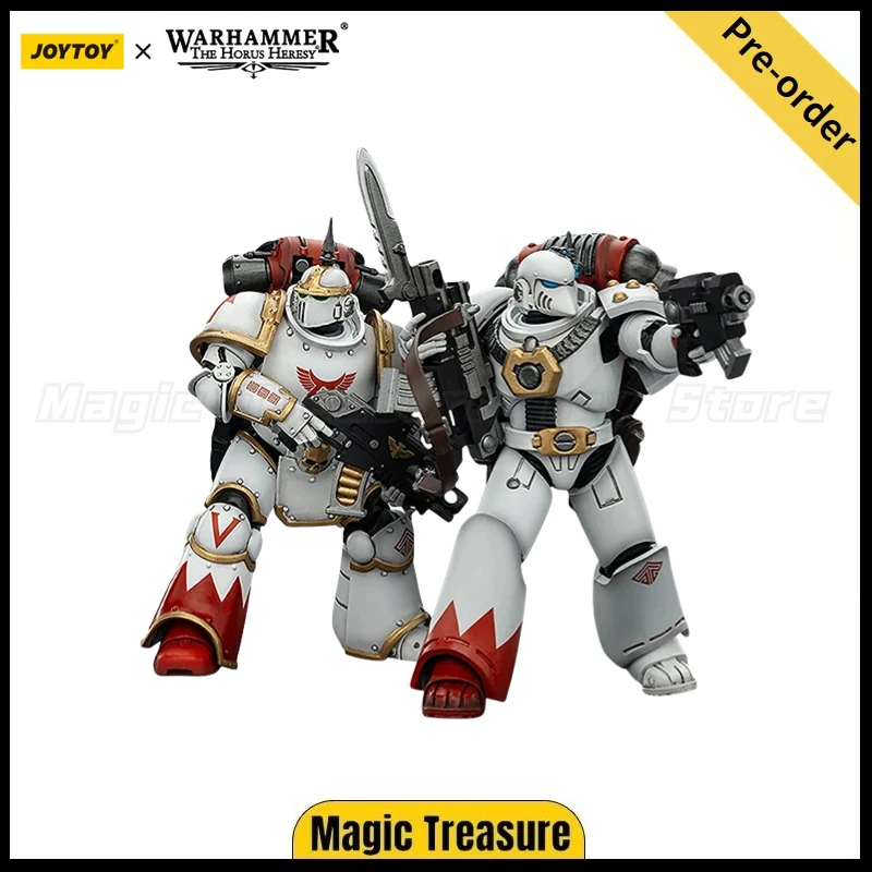 

【Предзаказ】Фигурка JOYTOY Warhammer 40K: Трехдисиадный Легионер MKVI (Белые Шрамы) 1/18