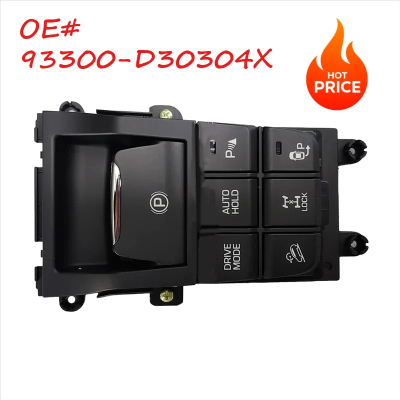 Dashboard Auto Switch Electronic Hand Brake Switch Vehicle Accessories 93300-D30304X 93300D30304X For Hyundai Kia-AT80