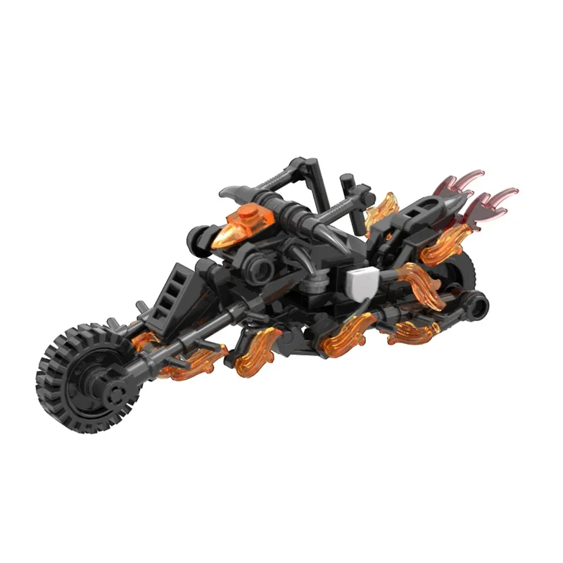 MOC Ghosted-Riders Motorcycle Building Block Set Magic Sidecars Ghost Motorbike Brick Model Toy DIY Kids Assmble Toys Kids Gift