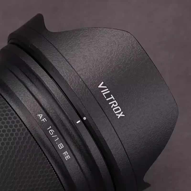 For Viltrox AF 16mm F1.8 FE Anti-Scratch Camera Lens Vinyl Wrap Film Skin Body Protective Sticker Coat for Sony Mount 16 1.8