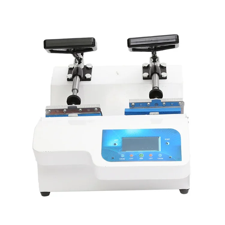 

Double station heat transfer cup baking machine