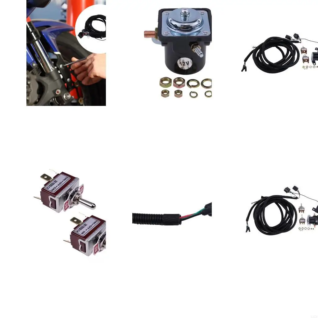 Snow Plow Control Wiring Harness for 12V Systems, for Meyer E46 E47 E57 E60, Replaces 15478 21918 1306075 21919 1306080 X37F