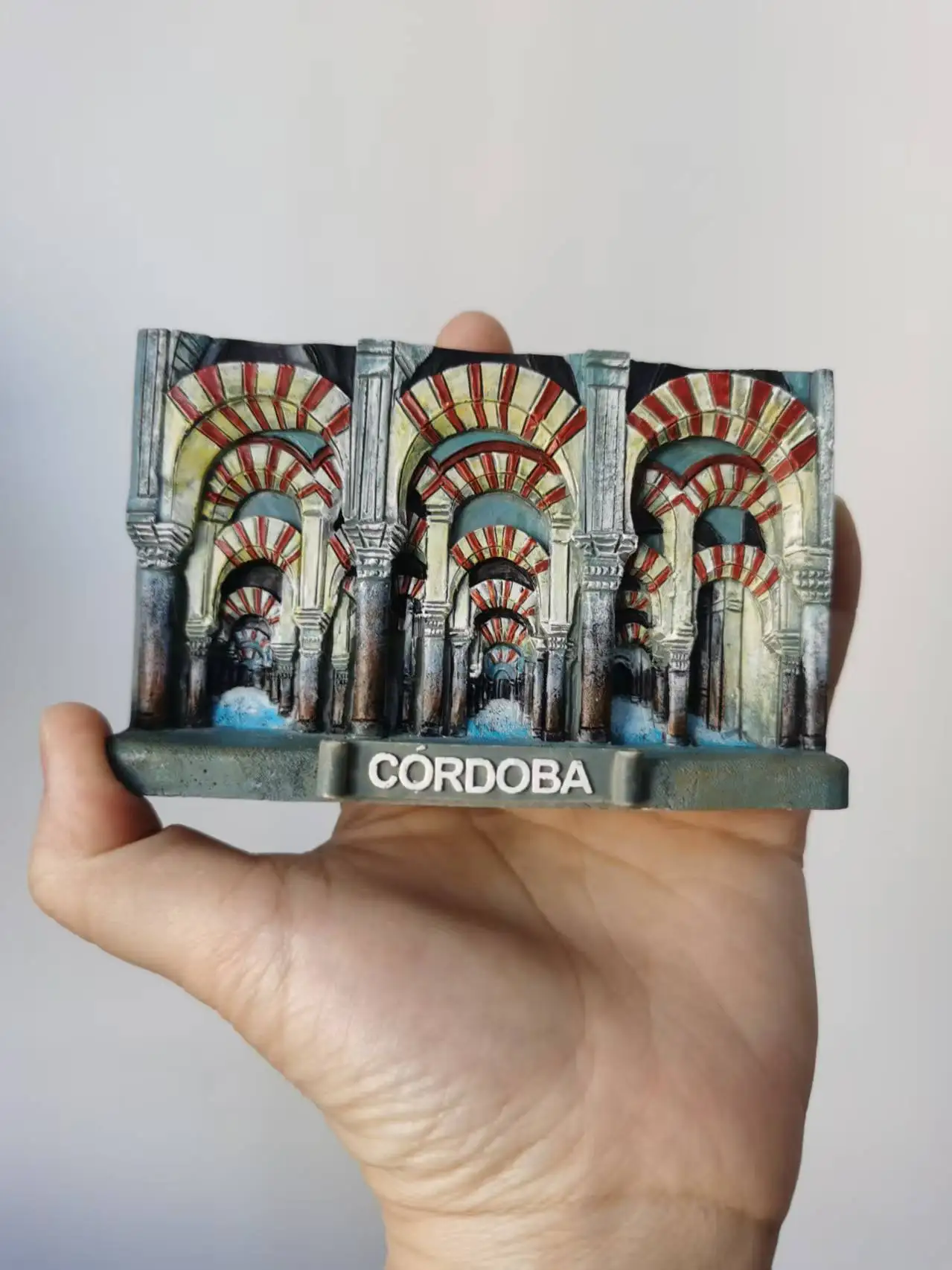 

Фигурка из смолы, психический психологический песочный стол, игровая коробка, придворная терапия, украшение для здания, наклейка на холодильник, Cordoba