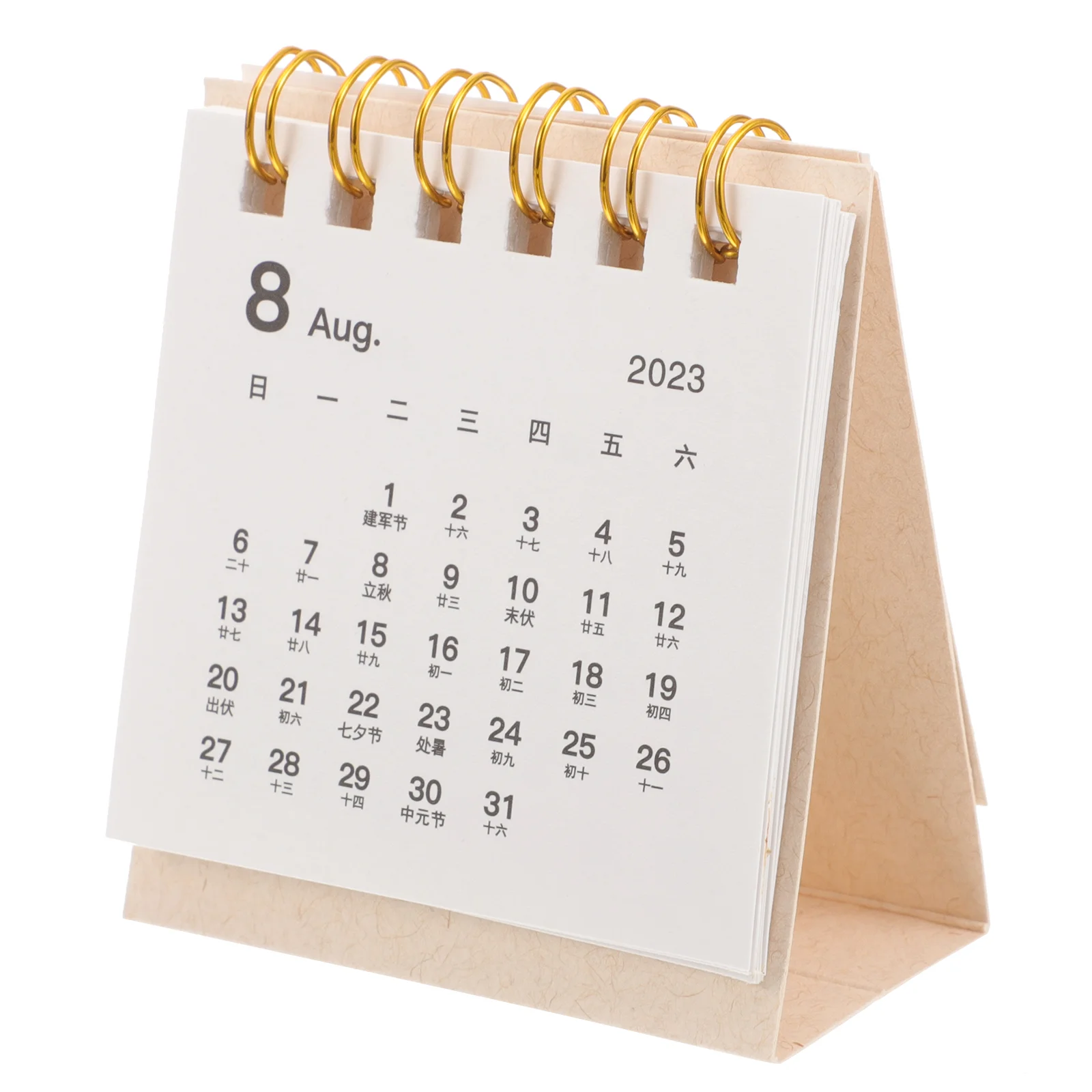 Calendar Small Desk Calendar Simple Desk Coil Calendar Office Paper Calendar