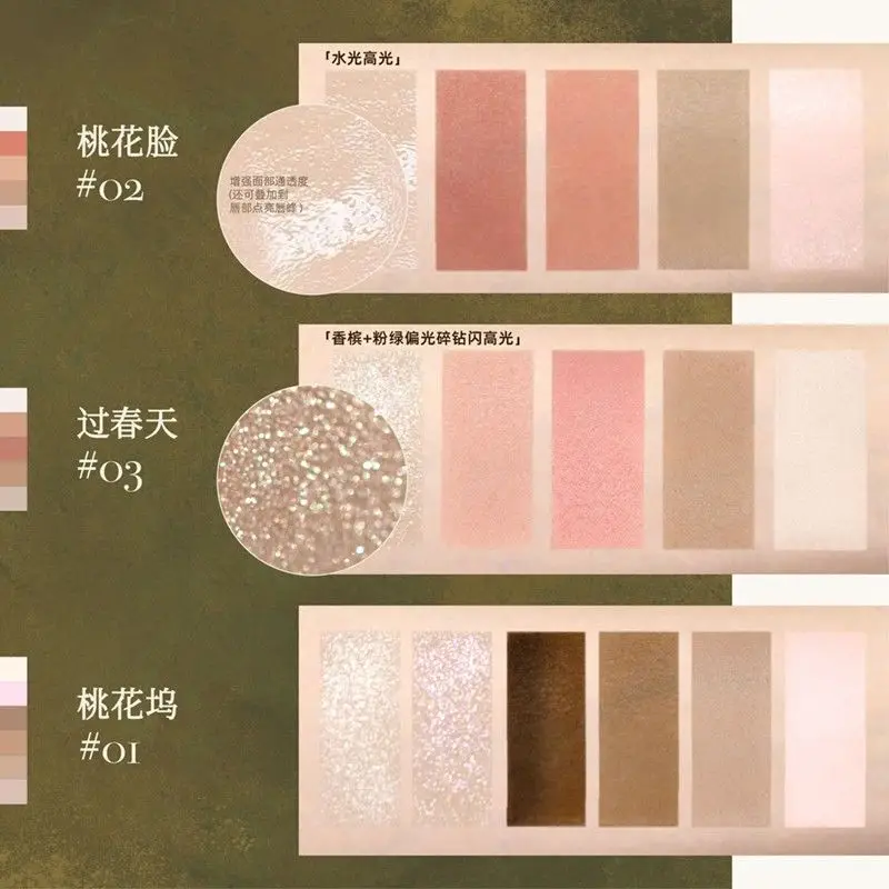 Paleta de contorno Girlcult, cara de perla mate, brillo Natural, polvo bronceador, sombra de contorno, rubor, paleta de maquillaje multiusos