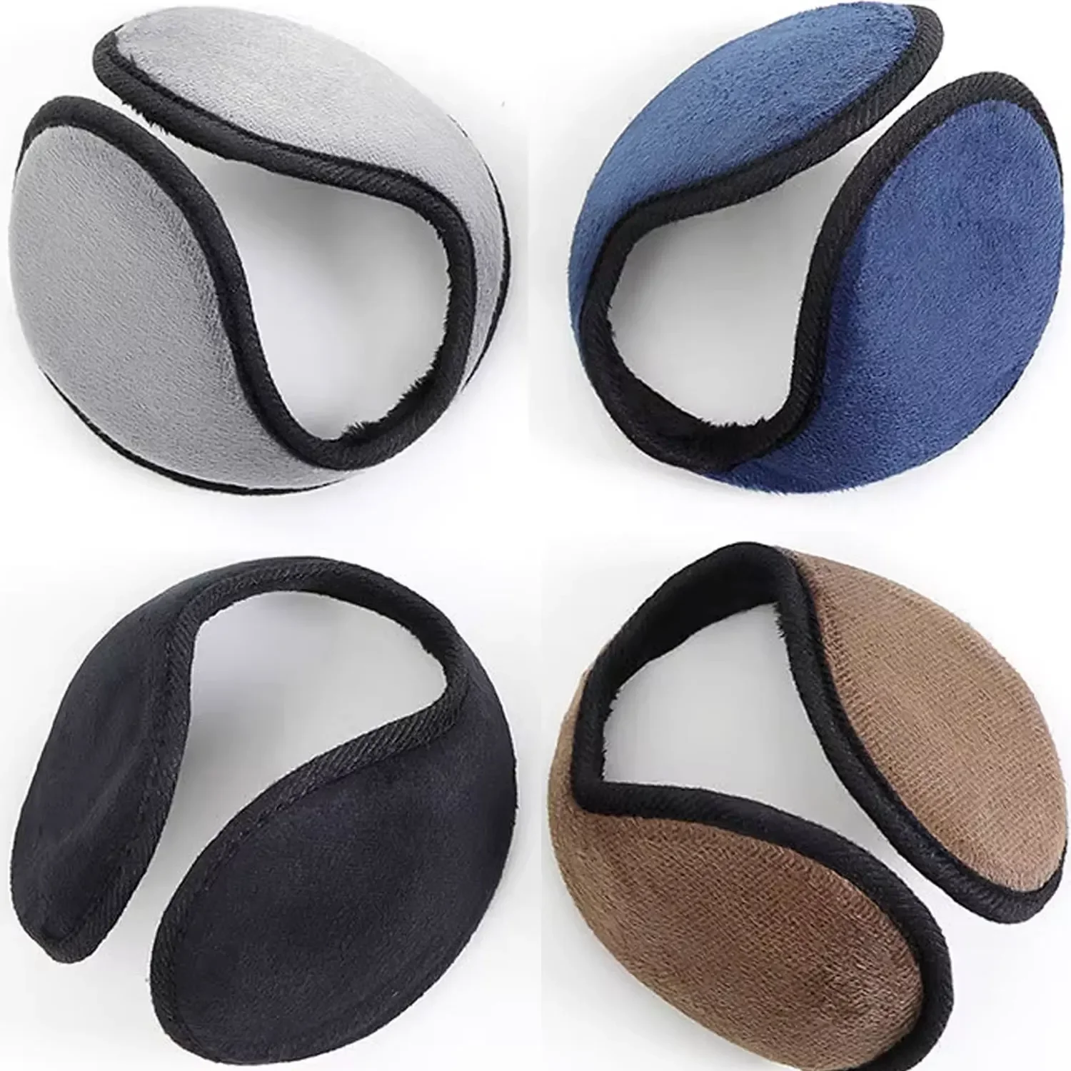 الدافئة رشاقته المخملية غطاء للأذنين الشتاء في الهواء الطلق الدراجات الصوف الأرنب الفراء الرجال النساء الدراجات غطاء للأذن حامي أفخم لينة الأذن يفشل #3