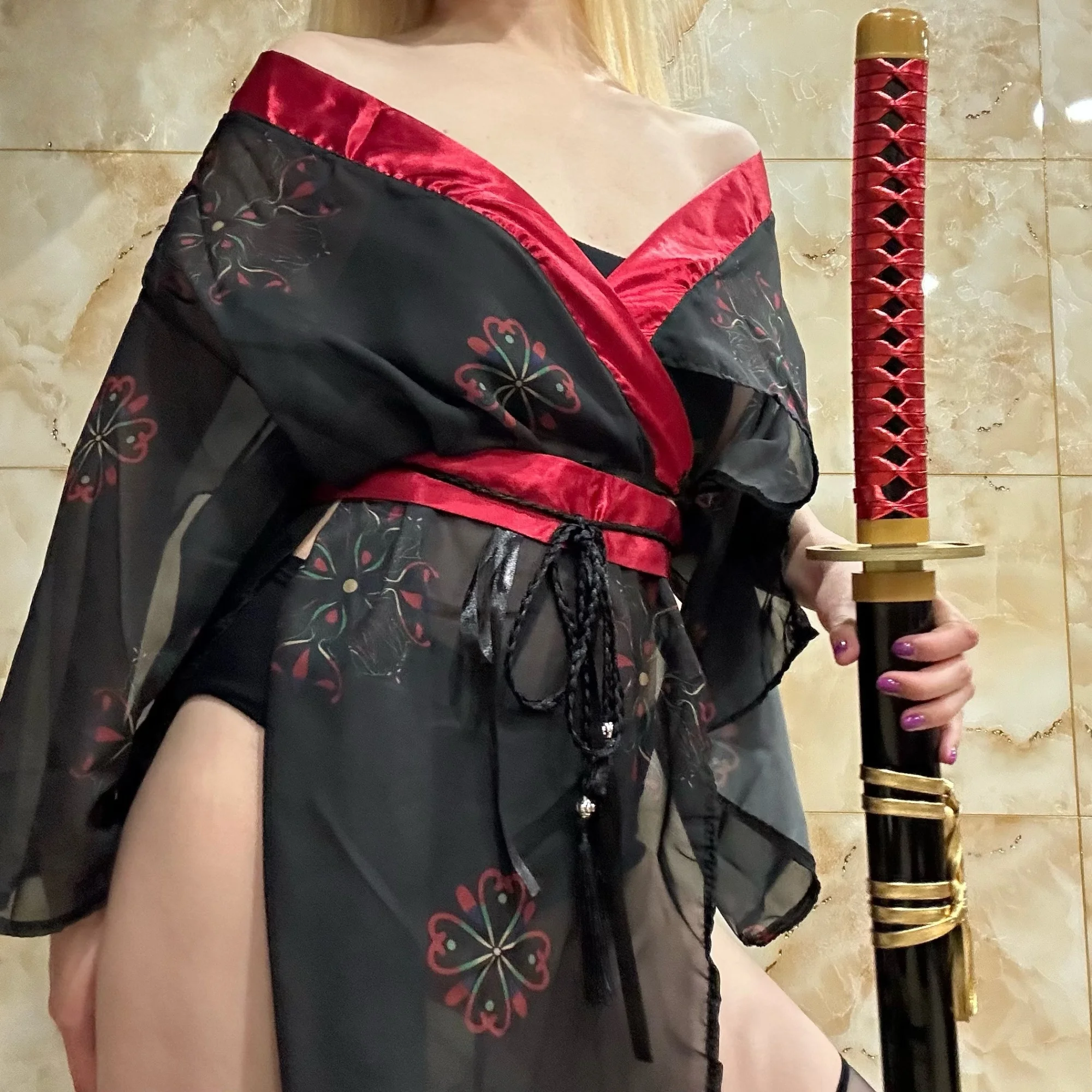 39.3inch Jujutsu Kaisen Okkotsu Yuta Houten Katana Zwaard Sabel Originele Samurai Sabel Ninja Mes Cosplay Accessoires Prop Speelgoed