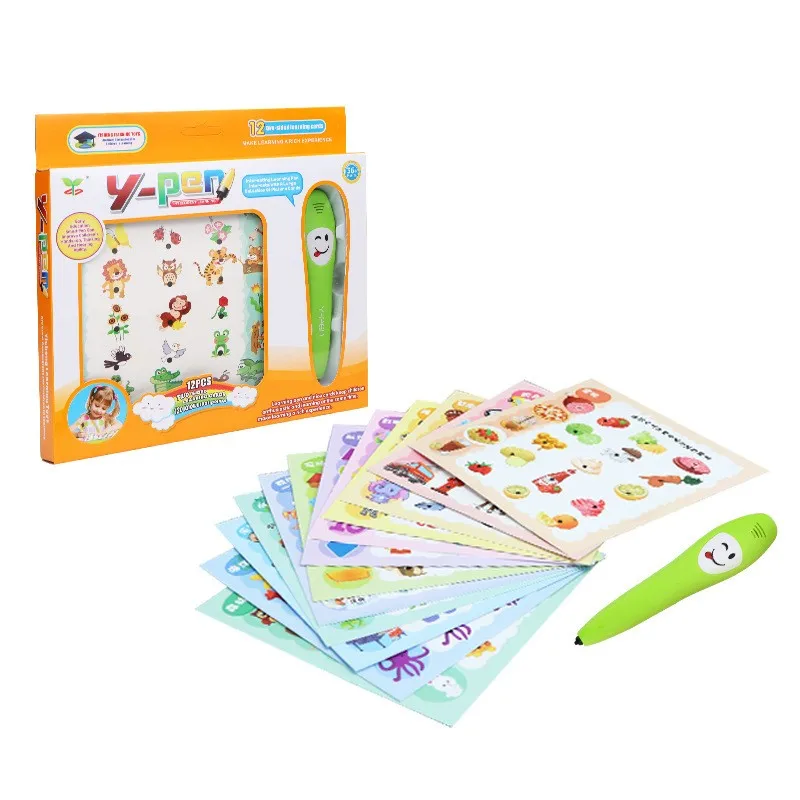 Toddler English Learning Toy Smart Reading Pen Flashcards Educational Game To Boost Intelligent Learning Cognitive Development