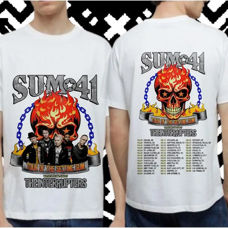 

Sum 41 American Tour 2025 Of The Setting T Shirt Heaven