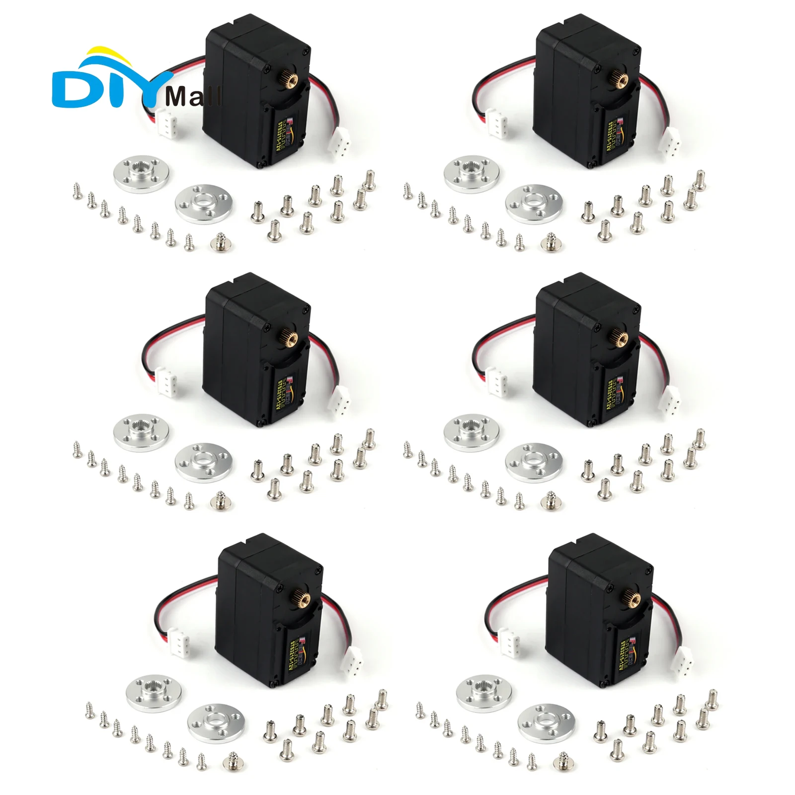 

Feetech STS3215 12 В 30 кг умный RC сервопривод с высоким крутящим моментом TTL серийный шинный робот-сервопривод для SO-ARM100 обучающего роботизированного проекта (1/3/6 шт.)