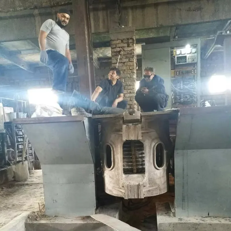 Metal Electric Melt Smelting Melting Induction Furnace Hine 250 Kg 500Kg 1000Kg Iron Steel Horno De Fundicion