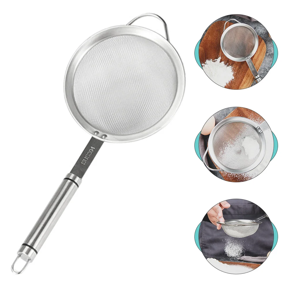 

304 Stainless Steel Strainer Filter Spoon For Frying Oil Kitchen Home Portable Cooking Strainer Kitchen Mesh Colander Fried Food