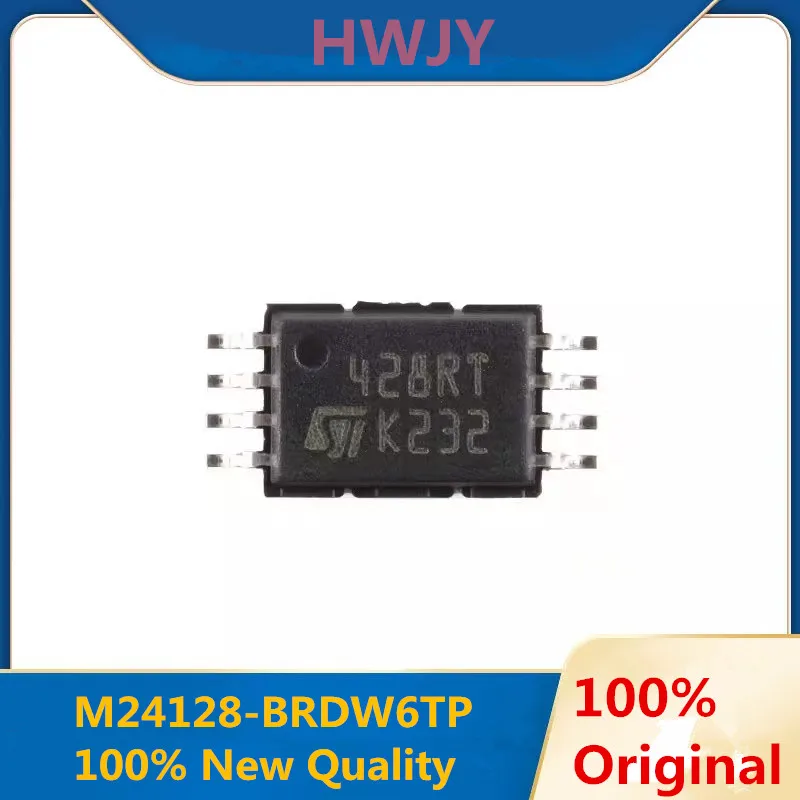 

5-10Pcs 100% New M24C08-RDW6TP 408RT M24128-BRDW6TP 428RT M24LR04E-RDW6T/2 4BEUB TSSOP-8 TSSOP8 Brand new original chips ic
