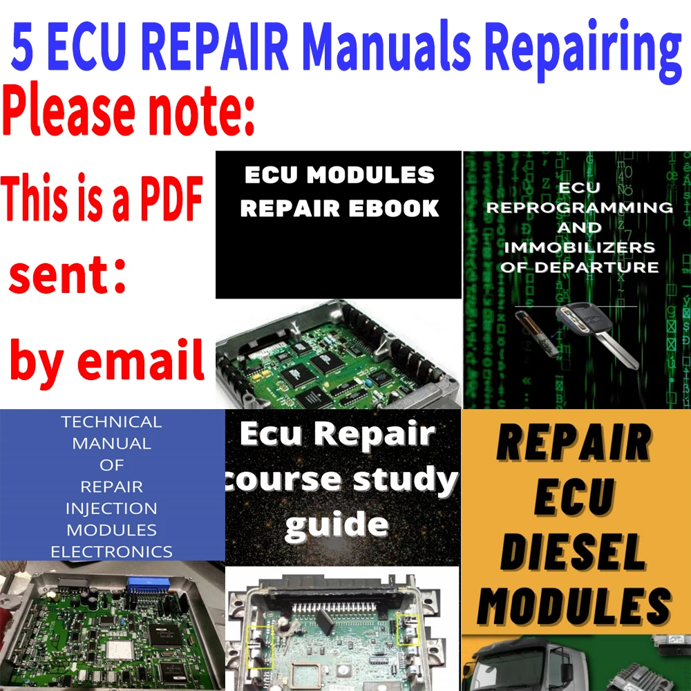 Car Truck Diagnostic Tools 5 ECU REPAIR Manuals Repairing Injection Modules in the Workshop DIESEL ELECTRONICS Study Guide